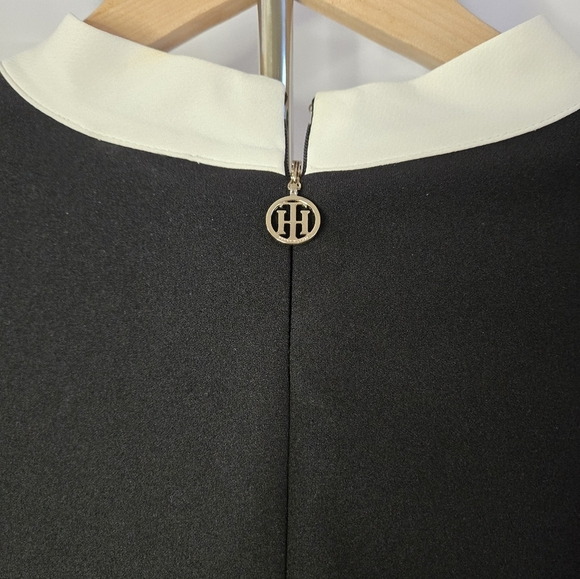 Tommy Hilfiger Black A-Line Dress with Neck Tie | Size 10 | NWT - Picture 7 of 10